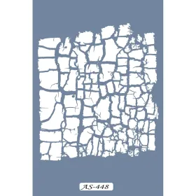 AS448 Duvar Doku Model A4 Stencil