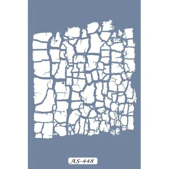 AS448 Duvar Doku Model A4 Stencil
