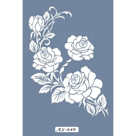 AS449 Gül Model A4 Stencil