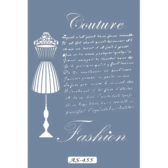 AS455 Moda Stand Model A4 Stencil