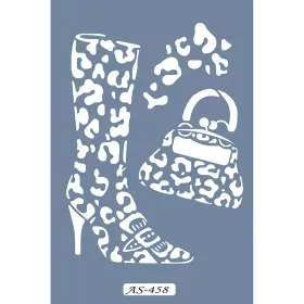 AS458 Ayakkabı Model A4 Stencil