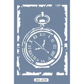 AS459 Saat Model A4 Stencil