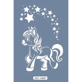 AS460 Pony At Model A4 Stencil