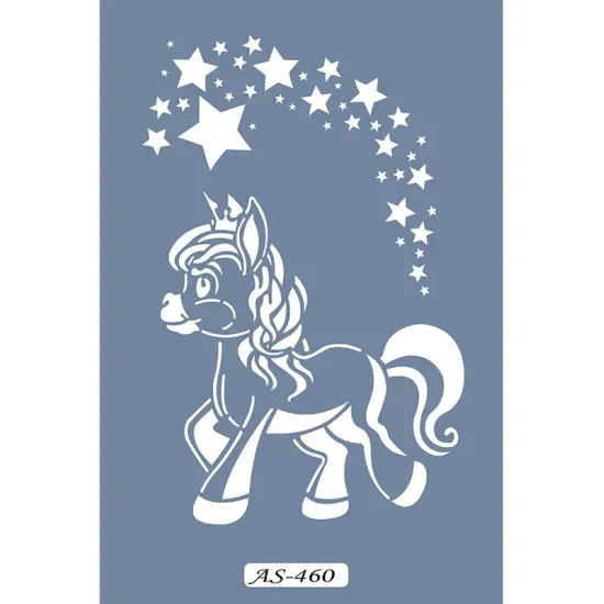 AS460 Pony At Model A4 Stencil