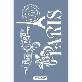 AS467 Paris Model A4 Stencil