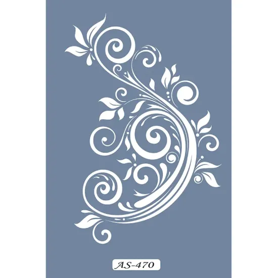 AS470 Yaprak Model A4 Stencil