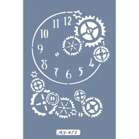 AS471 Saat Model A4 Stencil