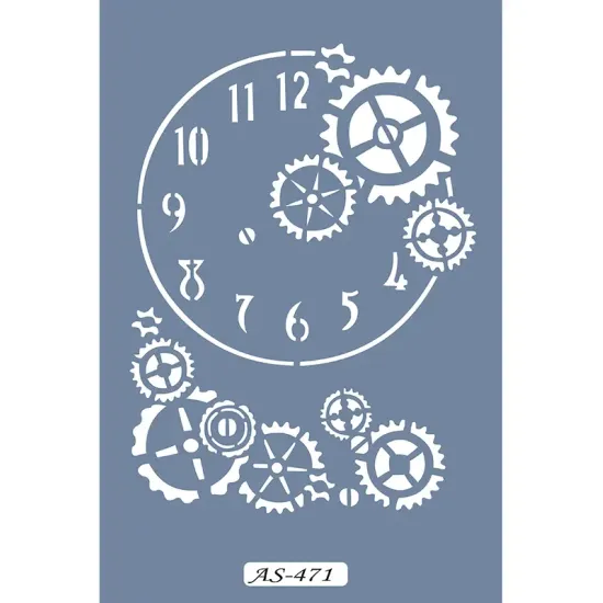AS471 Saat Model A4 Stencil