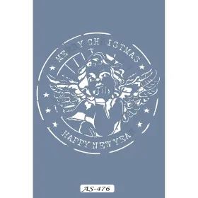 AS476 Yılbaşı Model A4 Stencil