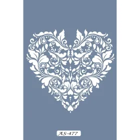 AS477 Kalp Model A4 Stencil