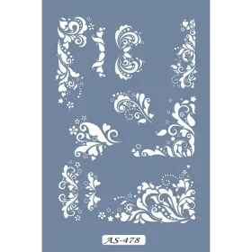 AS478 Yaprak Model A4 Stencil