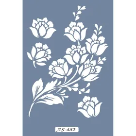 AS482 Gül Model A4 Stencil