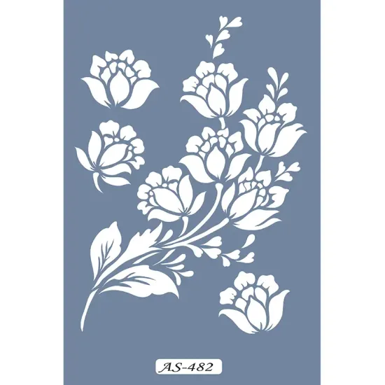 AS482 Gül Model A4 Stencil
