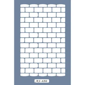 AS486 Duvar Model A4 Stencil