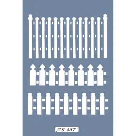 AS487 Çit Model A4 Stencil