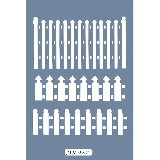 AS487 Çit Model A4 Stencil