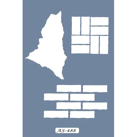 AS488 Duvar Model A4 Stencil