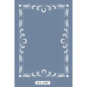 AS490 Çerçeve Model A4 Stencil