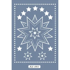 AS491 Yıldız Model A4 Stencil