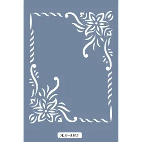 AS495 Çerçeve Model A4 Stencil