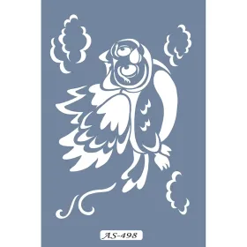 AS498 Baykuş Model A4 Stencil