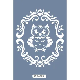 AS499 Baykuş Model A4 Stencil