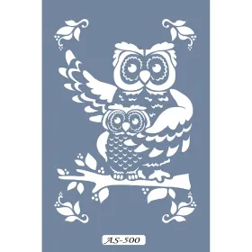 AS500 Baykuş Model A4 Stencil