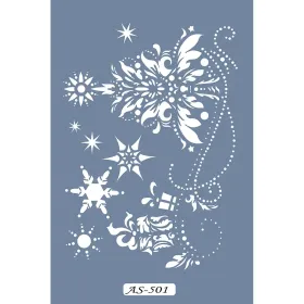 AS501 Yılbaşı Model A4 Stencil