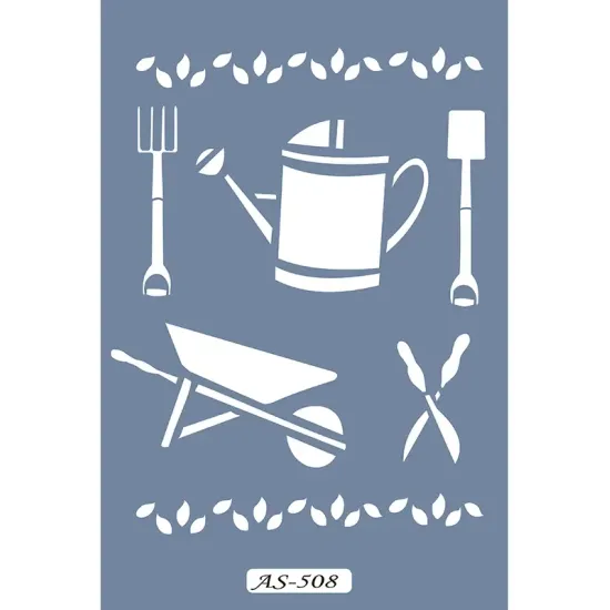 AS508 Bahçe Model A4 Stencil