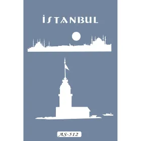 AS512 İstanbul Model A4 Stencil