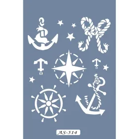 AS514 Çapa Model A4 Stencil