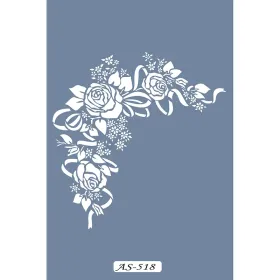 AS518 Gül Model A4 Stencil