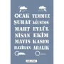 AS526 Ay İsimleri Model A4 Stencil