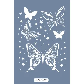 AS529 Kelebek Model A4 Stencil