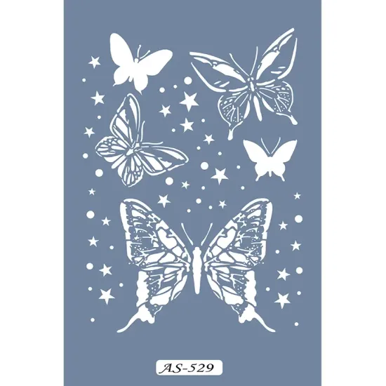 AS529 Kelebek Model A4 Stencil