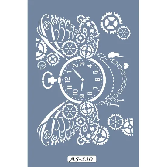 AS530 Saat Model A4 Stencil