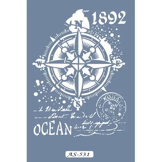 AS531 Pusula Model A4 Stencil