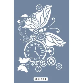 AS533 Saat Model A4 Stencil