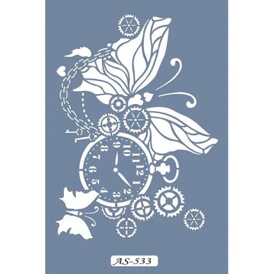 AS533 Saat Model A4 Stencil