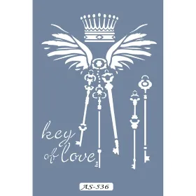 AS536 Anahtar Model A4 Stencil