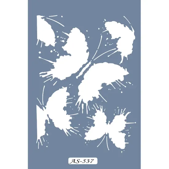 AS537 Kelebek Model A4 Stencil