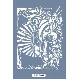 AS540 Araba Model A4 Stencil