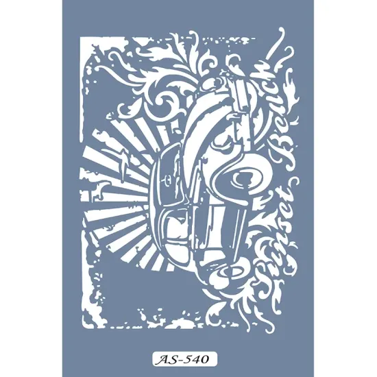 AS540 Araba Model A4 Stencil