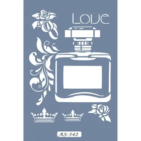 AS542 Parfüm Model A4 Stencil