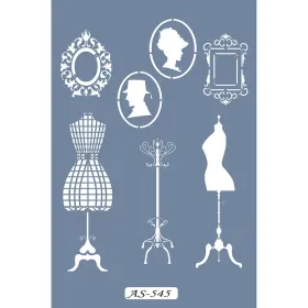 AS545 Moda Model A4 Stencil