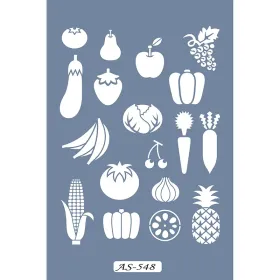 AS548 Meyve Model A4 Stencil