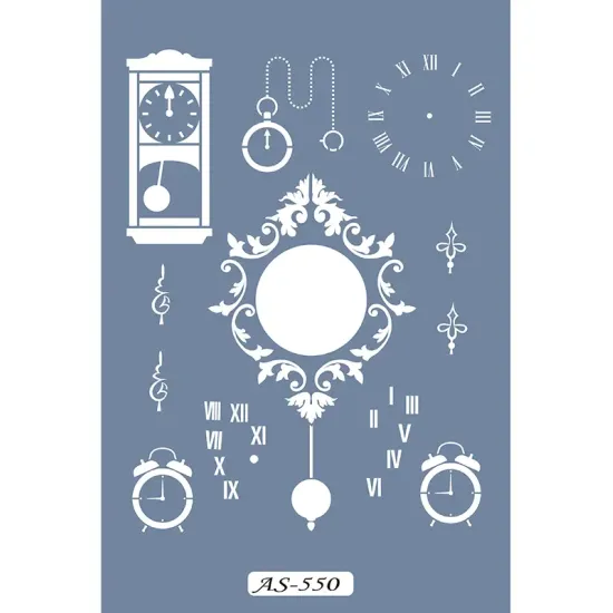 AS550 Saat Model A4 Stencil