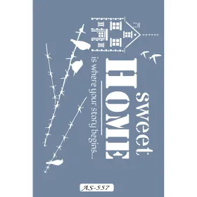 AS557 Yazı Model A4 Stencil