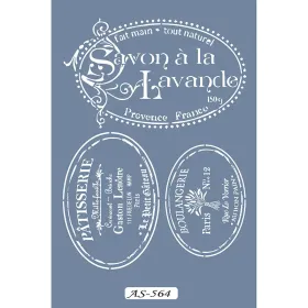 AS564 Yazı Model A4 Stencil