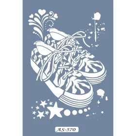 AS570 Ayakkabı Model A4 Stencil
